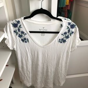 AE Soft & Sexy Embroidered T-Shirt | NEVER WORN